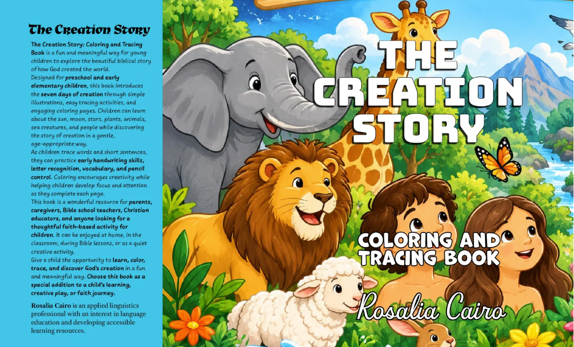 The Creation Story: Coloring and Tracing Book.